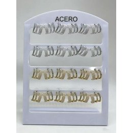 PENDIENTES ACERO 12/P NS ED-4016