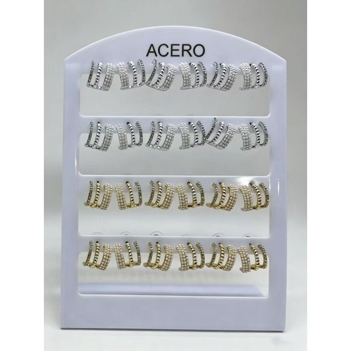 PENDIENTES ACERO 12/P NS ED-4016