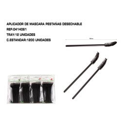 PINCEL DE MASCARA DE PESTAÑAS DESECHABLE 12/U