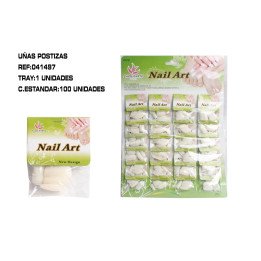 UÑAS POSTIZA FRANCESA 24/U