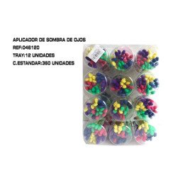 APLICADOR DE SOMBRAS  EN COLOR 12/U