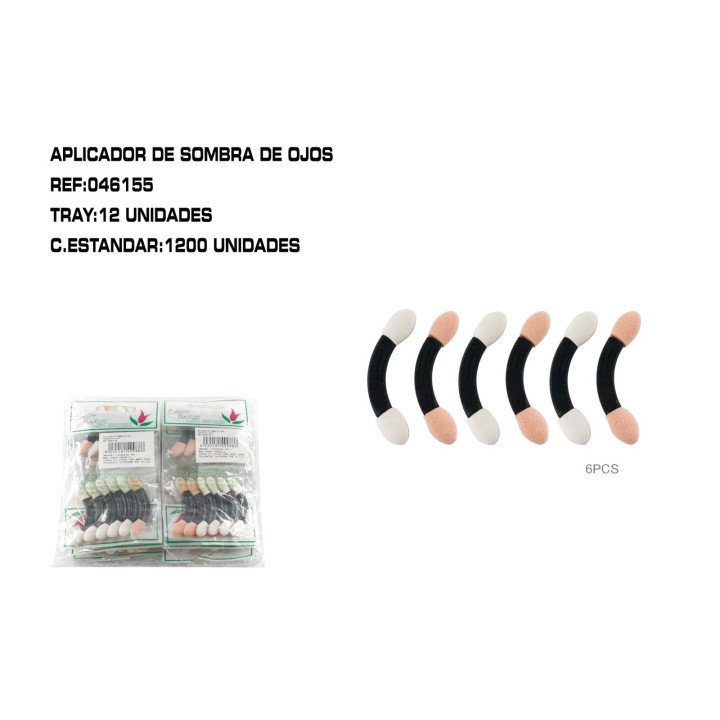 APLICADOR DE S.DE OJOS CURVADO 12/U