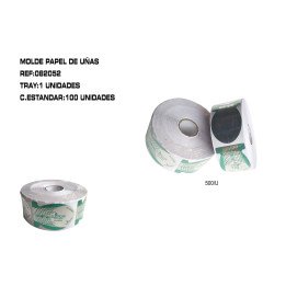 ROLLO MOLDE 500U PAPEL VERDE DE UÑAS