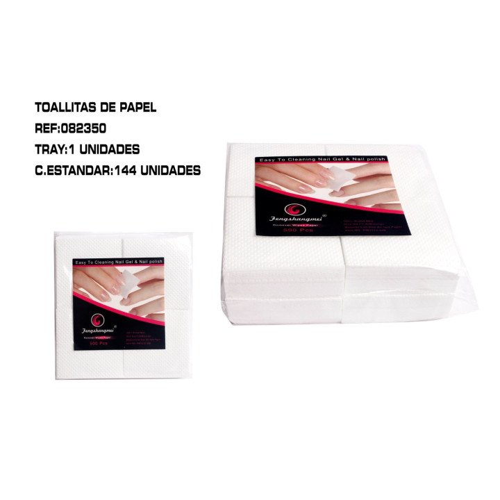 PACK 500 CUADRADOS PAPEL DESHECHABLE 1/U