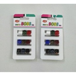PINZA MINI 0.8CM 12/U N.B