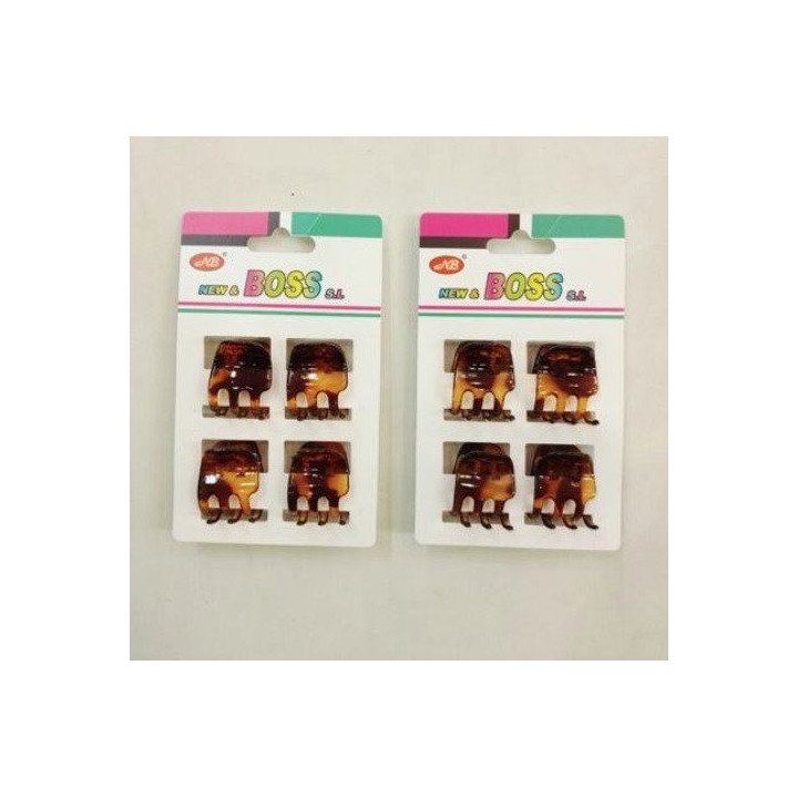 PINZA DE PELO 1.8CM CAREY 12/U N.B