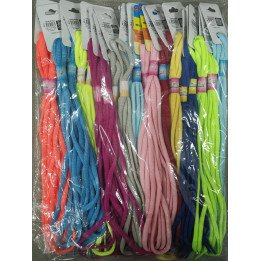 CORDON DE ZAPATO COLORES 110CM 24/U