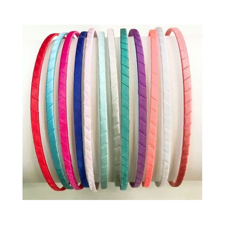 DIADEMA METAL 4MM C/FORRO 24/U N.B