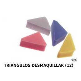 TRIANGULOS DESMAQUILLAR 12/U 528 HERVAS