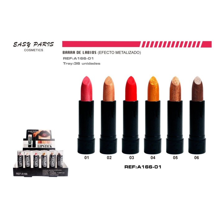 BARRA DE LABIOS METALIZADA 36/U