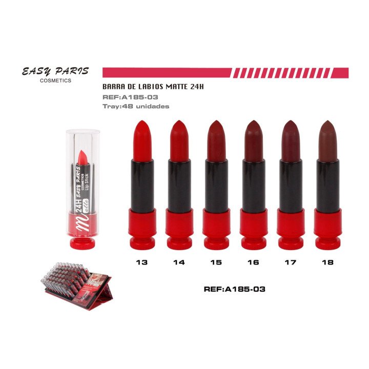 BARRA DE LABIOS MATTE 24 H 48/U