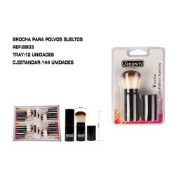 BROCHA DE BOLSO PARA POLVOS SUELTOS 12/U