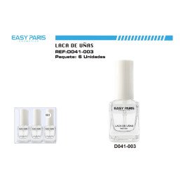LACA DE UÑAS INCOLOR  6/U