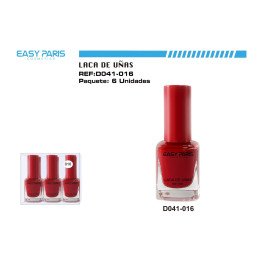 LACA DE UÑAS ROJO 6/U