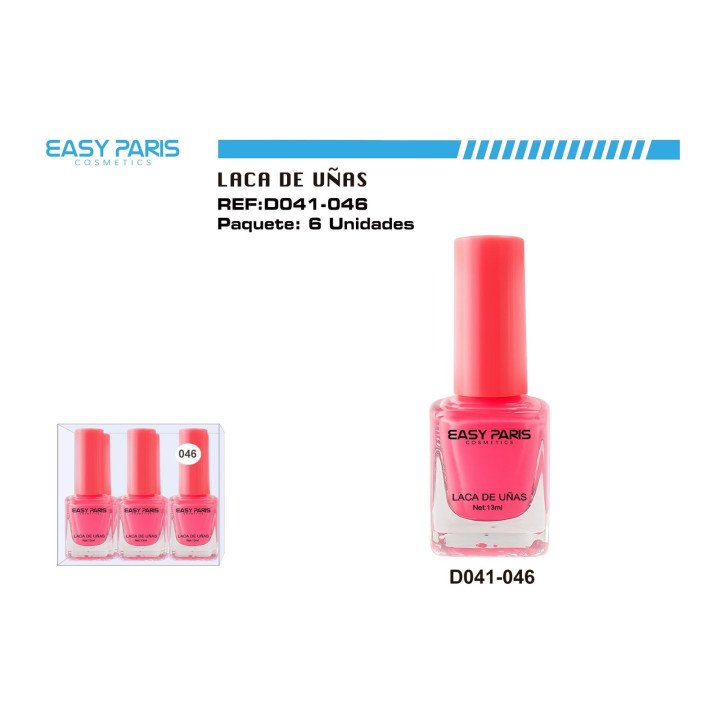 LACA DE UÑAS EASY PARIS 6/U