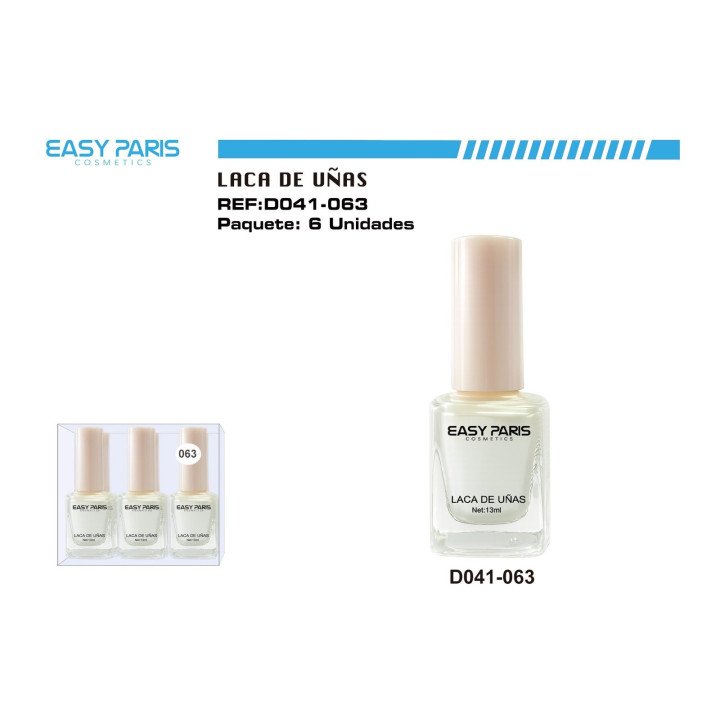 LACA DE UÑAS BLANC/PERLA  6/U