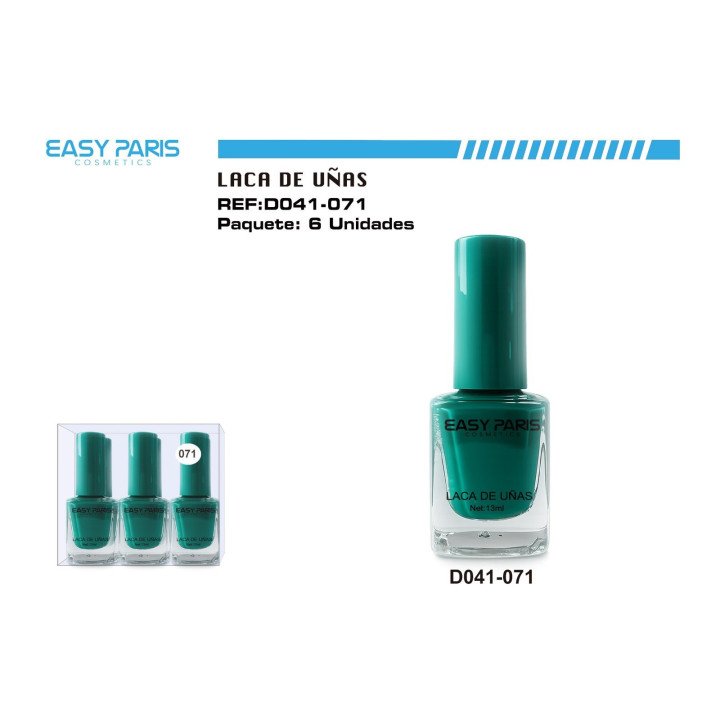 LACA DE UÑAS EASY PARIS 6/U