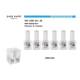 LACA DE UÑAS TOP COAT 3D 6/U
