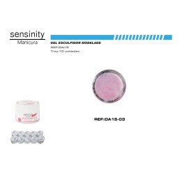 UV&LED GEL SCULPTING 15ML ROSA CLARA