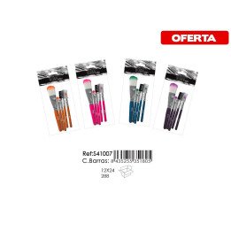 CONJUNTO BROCHAS MAQUILLAJE 12/U