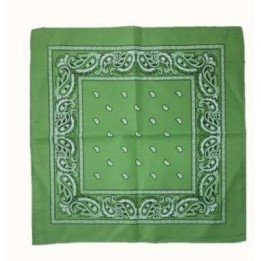 PAÑUELO 55x55 VERDE 12/U  N.B