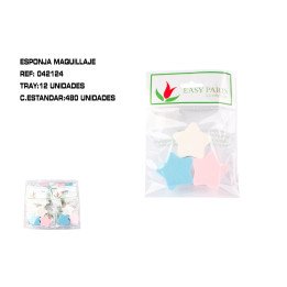 PACK3 ESPONJAS DE MAQ. ESTRELLA 12/U