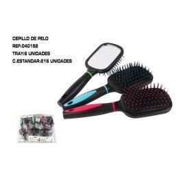 CEPILLO DE PELO NEUMATICO C/ESPEJO 6/U