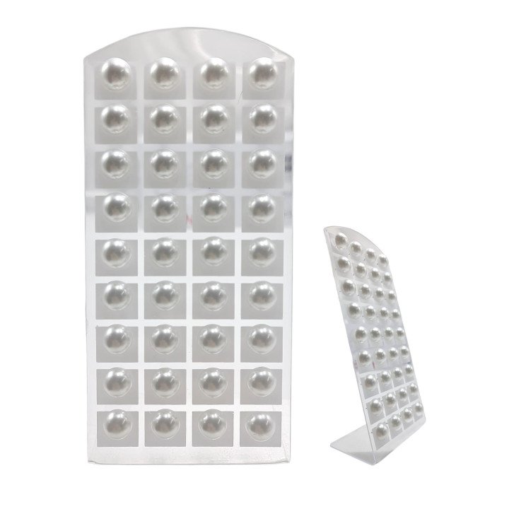 PENDIENTES M/PERLA/BLANC 14MM 18/P MONS