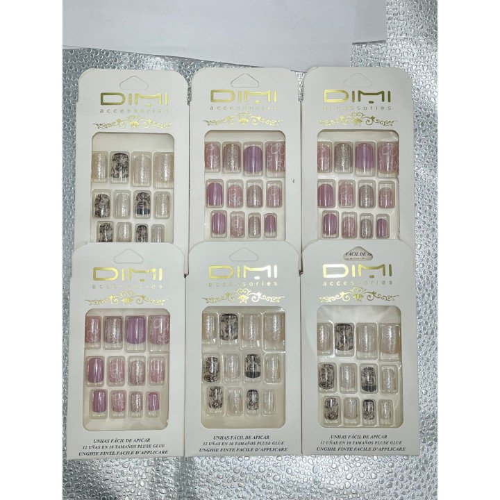UÑAS POSTIAS ALTO BRILLO 12/U AU02043C