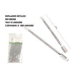EMPUJADOR CUTICULAS METAL 12/U