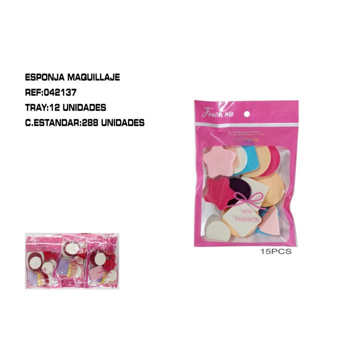 JGO.15 ESPONJAS MAQUILLAR 12/U