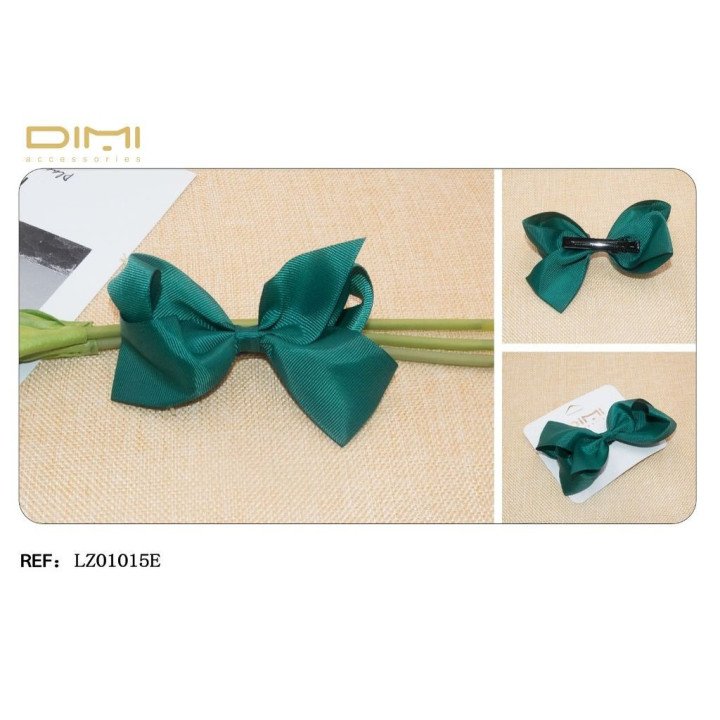 LAZO VERDE 12CM C/PINZA 24/U LZ01015E DM