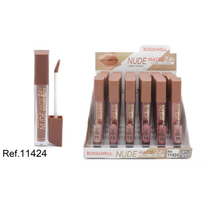 BRILLO LABIAL NUDE MATTE 24H 24/U 11424 LW