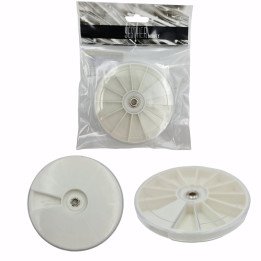 CAJA REDONDA PLASTICO C/SEPARADORES 12/U S300003
