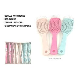 CEPILLO ANTIENREDOS 23*6.5CM 12/U
