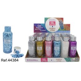 GEL GLITTER MOON STAR 24/U 44384