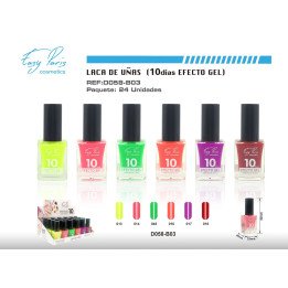 LACA DE UÑAS ALTO BRILLO 10D 24/U