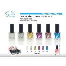 LACA DE UÑAS ALTO BRILLO 10D 24/U