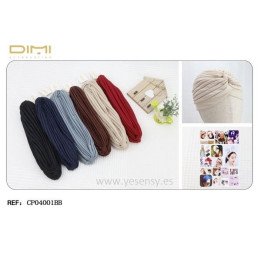 GORRO TURBANTE 12/U CP04001BB