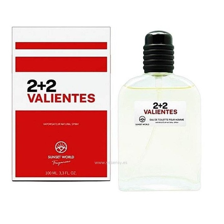 2+2 VALIENTES HOMME 100ML F.MAIS