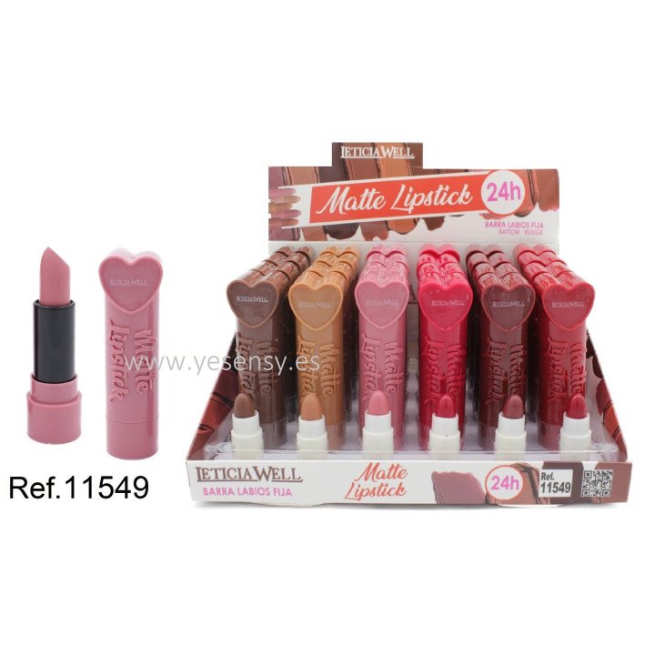 B.LABIOS MATTE CORAZON 24H 24/U 11549 LW