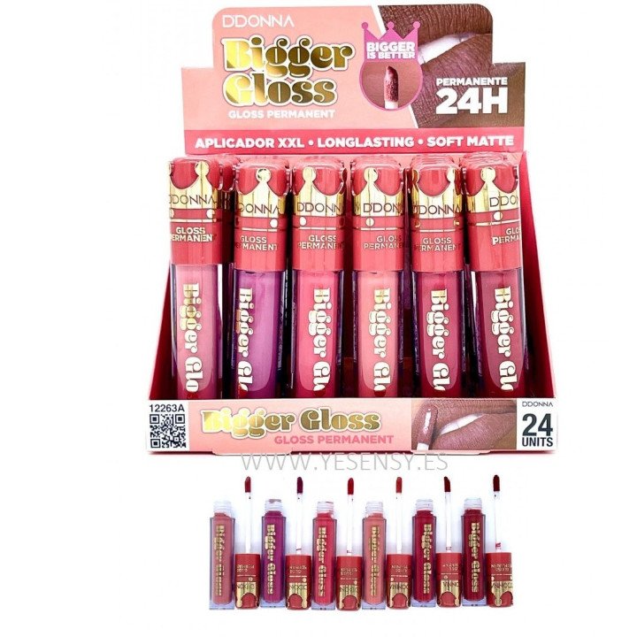 LIP GLOSS BIGGER 24H. 24/U 12263A