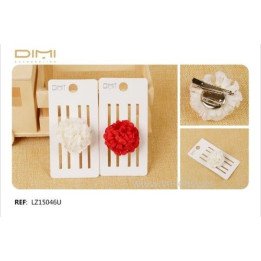 FLOR BROCHE/PINZA. 12/U LZ15046U