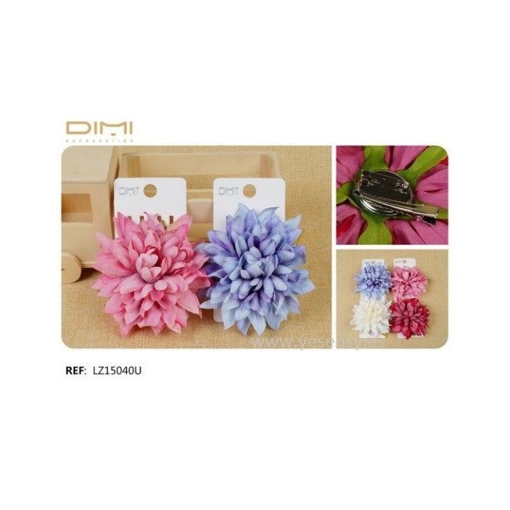 FLOR BROCHE/PINZA. 12/U LZ15040U