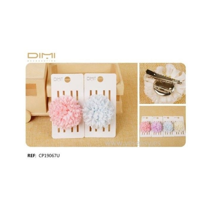 FLOR BROCHE/PINZA. 12/U CP19067U