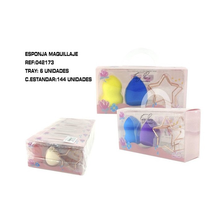 ESPONJA DE MAQUILLAJE 6/U