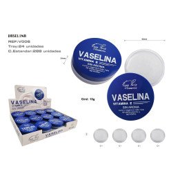 VASELINA+VIT E SIN AROMA 15G 24/U
