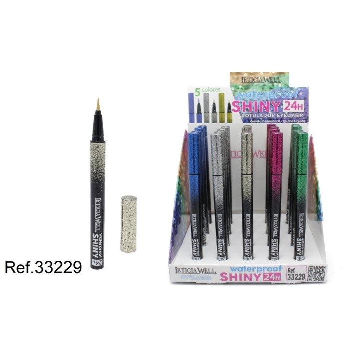 ROTULADOR EYELINER SHINY GLITTER. 20/U LW 33229