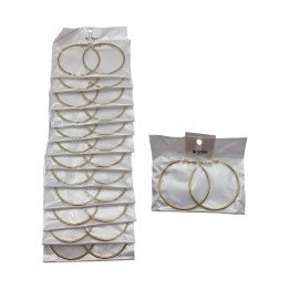 PEND.AROS GOLD 5CM ACERO. 12/P NS