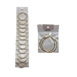 PEND.AROS GOLD 4CM ACERO. 12/P NS